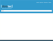 Tablet Screenshot of doratec.de